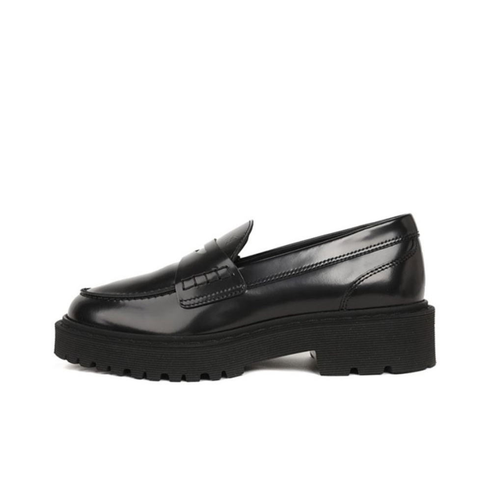 Hogan/TOD'S -  Loafers Black 38 Made in Italy Chunky heel